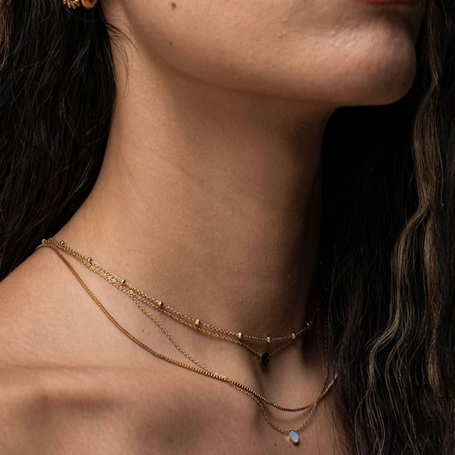 Orbit | Opal & Diamond Necklace – Balint Samad