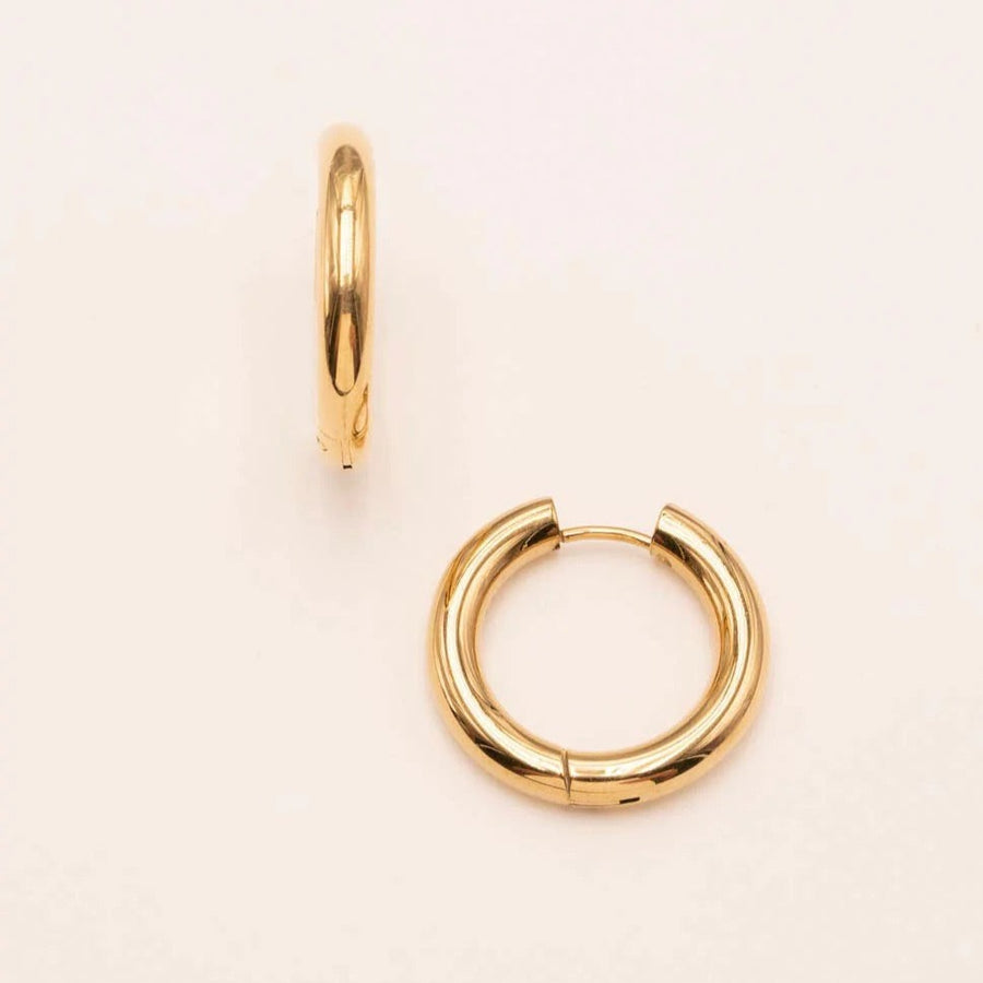 THE BRYN HOOPS GOLD TARNISH FREE & LIGHTWEIGHT